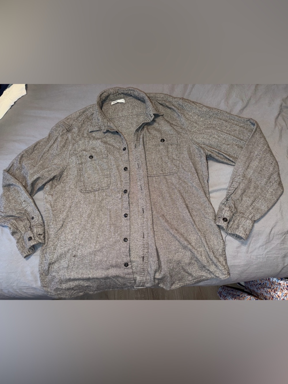 Sonoma Gray Men’s Casual Button-Down Shirt - XXL
